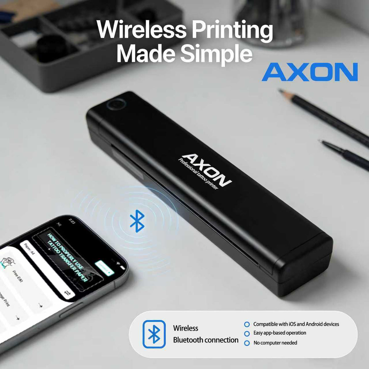 AXON Wireless Tattoo Printer - AXONtattoo