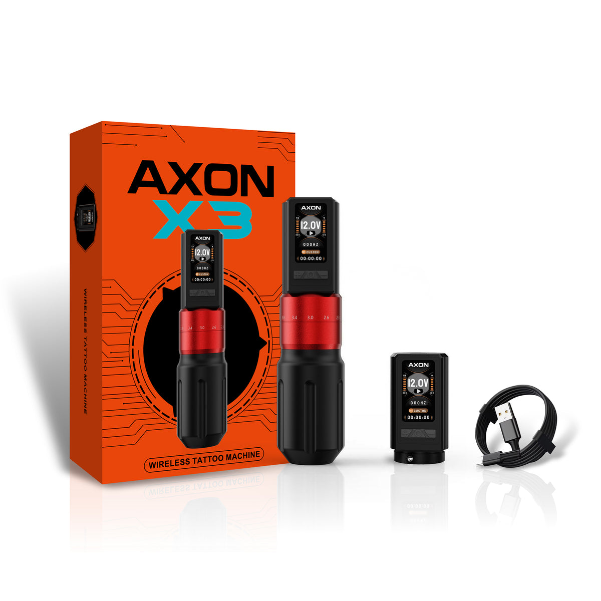 AXON X3 — Wireless Tattoo Machine - AXON Machine