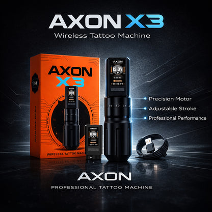 AXON X3 — Wireless Tattoo Machine - AXON Machine