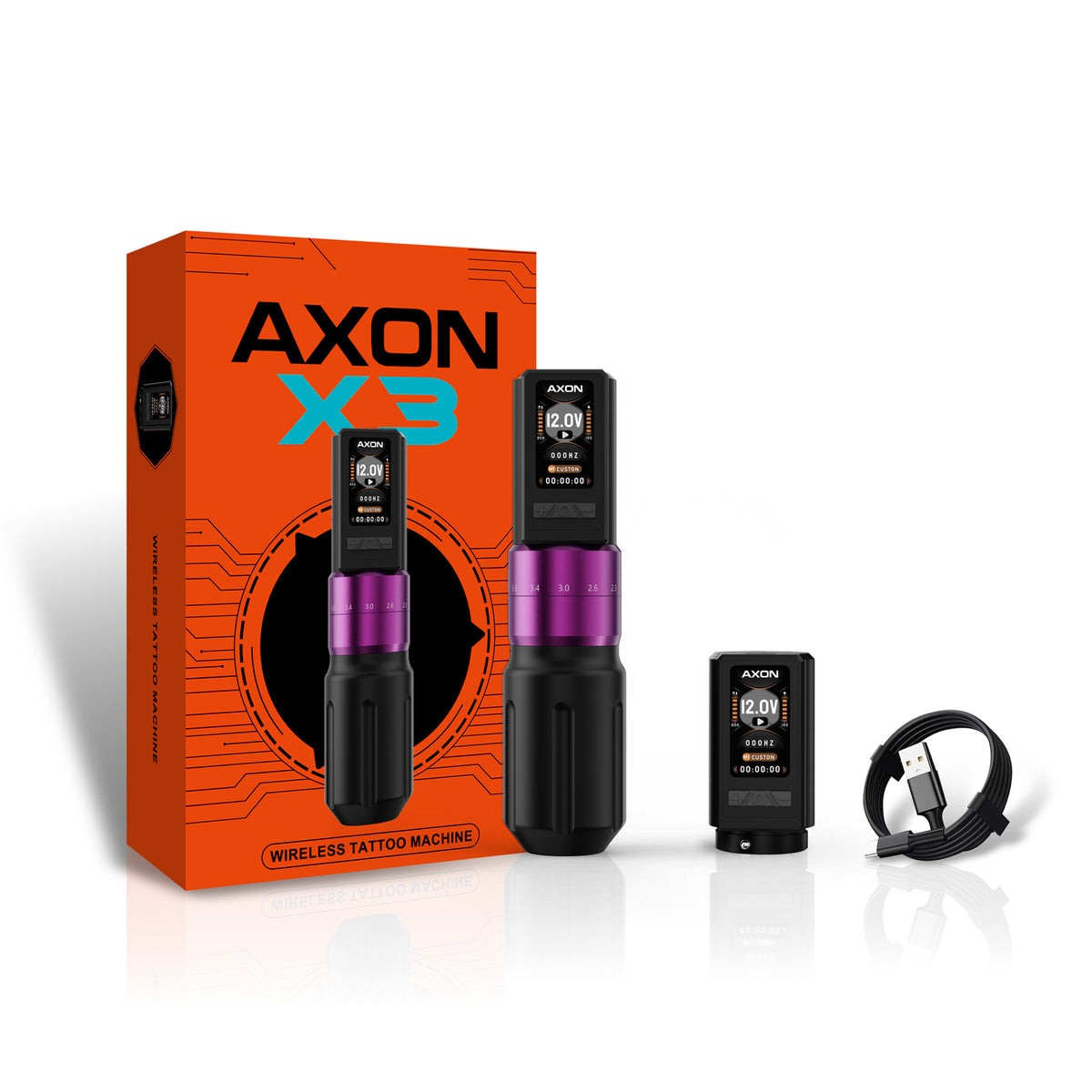 AXON X3 — Wireless Tattoo Machine - AXON Machine